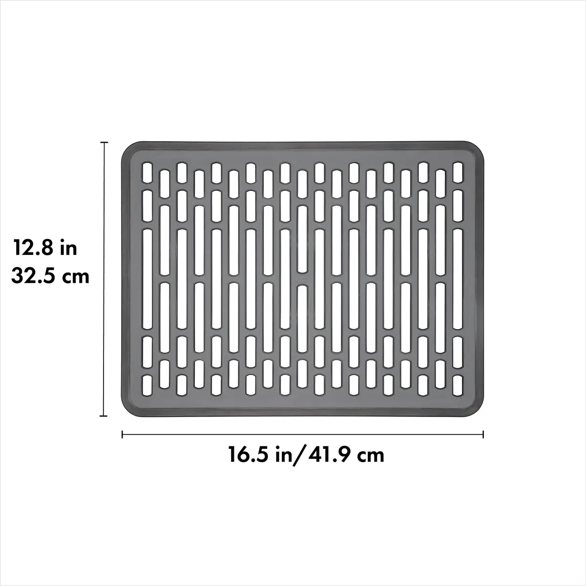 OXO Good Grips Silicone Sink Mat - Large 41.3cm (16.25") X 32.4cm (12.75") | Protects Sink & Dishes, Heat-Safe - view 2