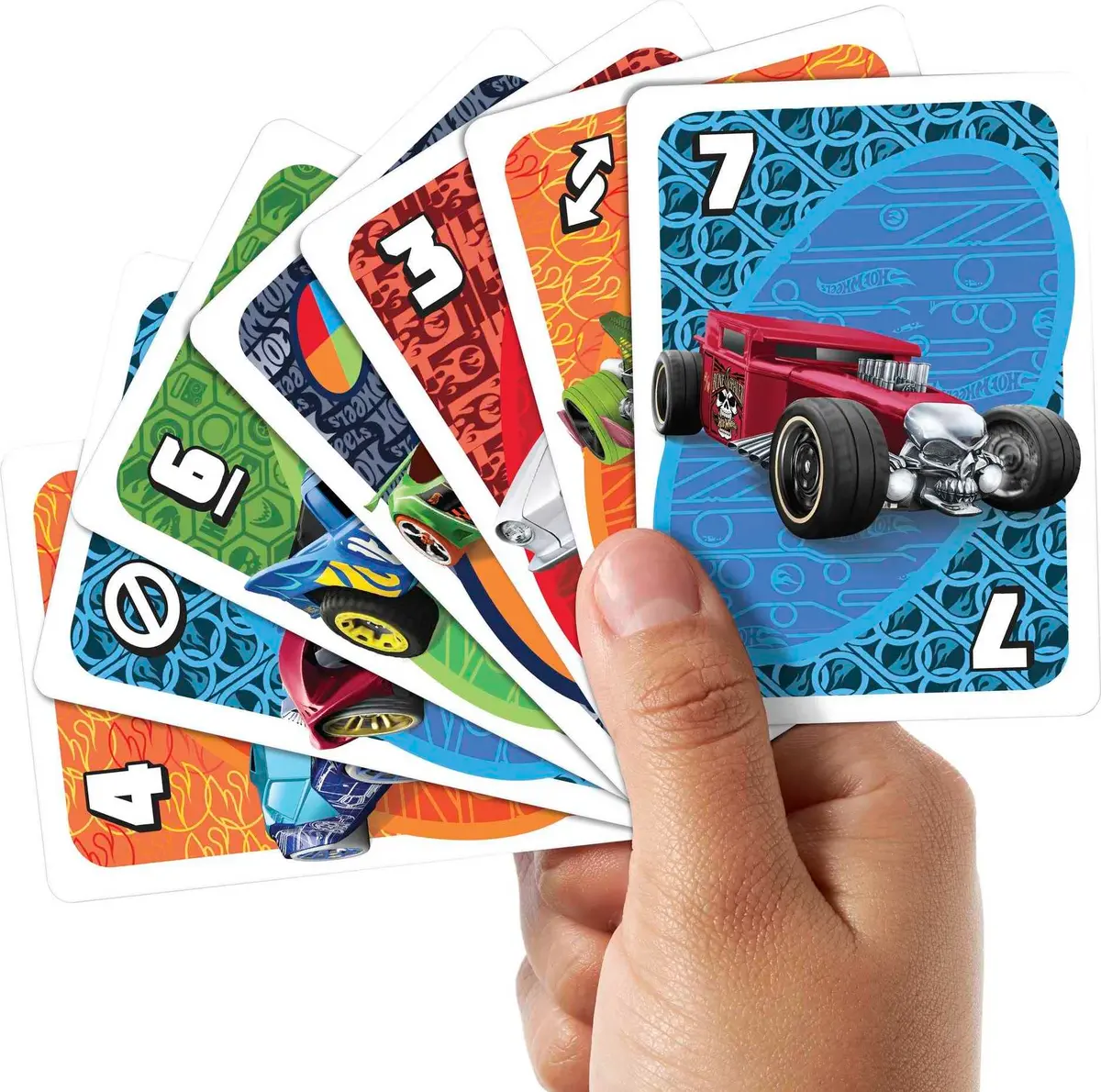 Hot Wheels UNO Matching Card Game 112 Cards | Kids & Adults Game Night Fun - view 2