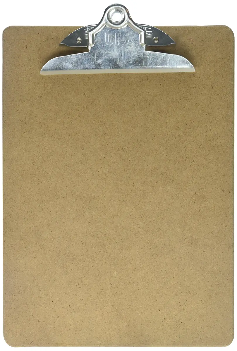 Officemate OIC Hardwood Clipboard - 8.5" x 11" Letter Size | Classic Style with 1" Spring Clip Capacity - main product image