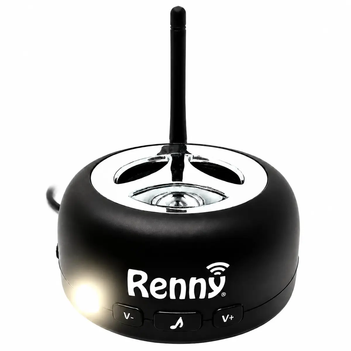 RENNY Loud Cell Phone Ringer Amplifier & LED Flasher 117 dB Bluetooth | Bright Flashing Light & Loud Ringtone for Calls - main product image