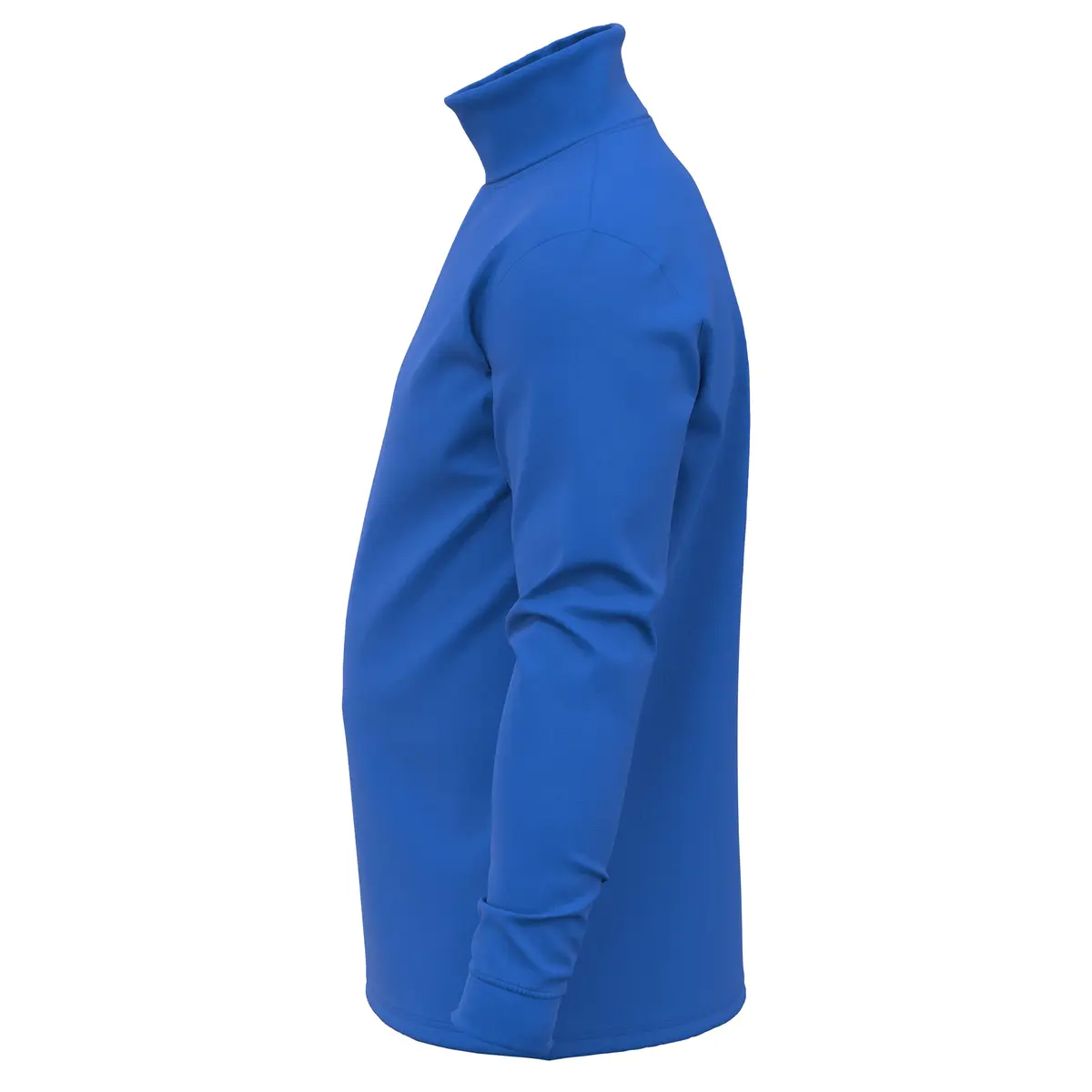 Maks Men's 100% Cotton Turtleneck Pullover Sweater Interlock Knit Warm Blue | Regular Fit, Soft & Breathable - view 2