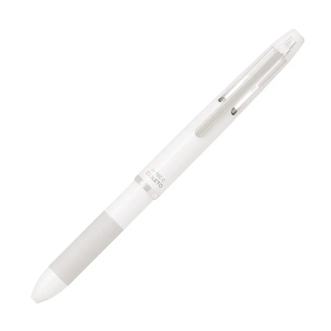 Pilot Multi-Pen Body, Hi-Tec-C Coleto 500, White Body | Customizable Multi Pen for Writing & Drawing - main product image