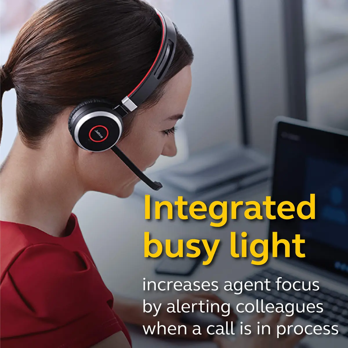 Jabra Evolve 65 UC Wireless Headset, Stereo – Industry-Leading Wireless Performance, Passive Noise Cancellation, All Day Battery - view 2
