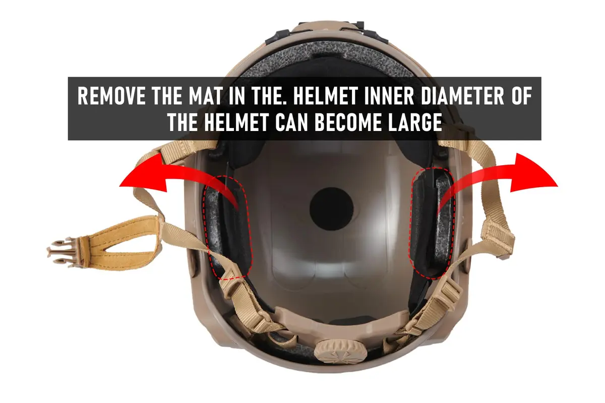 Lancer Tactical Medium - Large Industrial ABS Plastic Maritime Helmet | Adjustable Tactical Airsoft Headgear - view 7