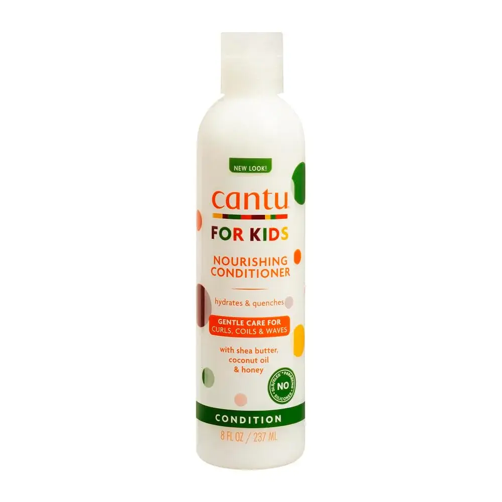 Cantu Care for Kids Nourishing Conditioner 237ml (8 fl oz) | Hydrates & Quenches Thirsty Strands - main product image