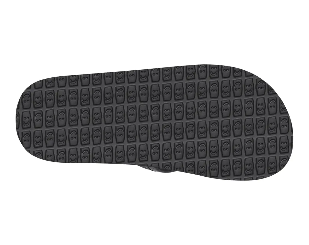 Sanuk Beer Cozy IV Mens Flip Flops - Memory Foam Beach Sandals, Charcoal, 11 | All-Day Comfort & Eco-Friendly - view 7
