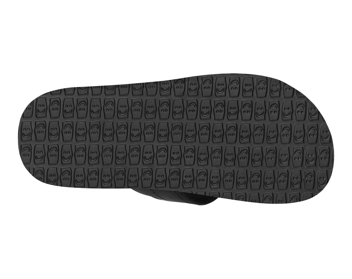 Sanuk Beer Cozy IV Mens Flip Flops - Memory Foam Beach Sandals, Black, 10 | All-Day Comfort & Eco-Friendly Style - view 6