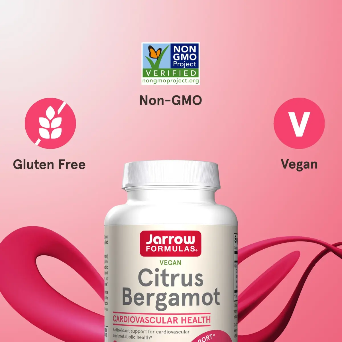 Jarrow Formulas Citrus Bergamot 500 mg Veggie Capsules | 120 Servings (Vegan, Gluten-Free) - view 5