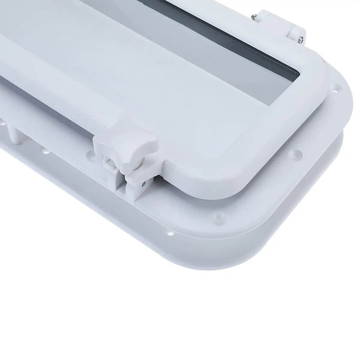 Amarine Made 15.7"x7.9" Porthole Window White | Marine-Grade ABS, Easy Install, Waterproof - view 4