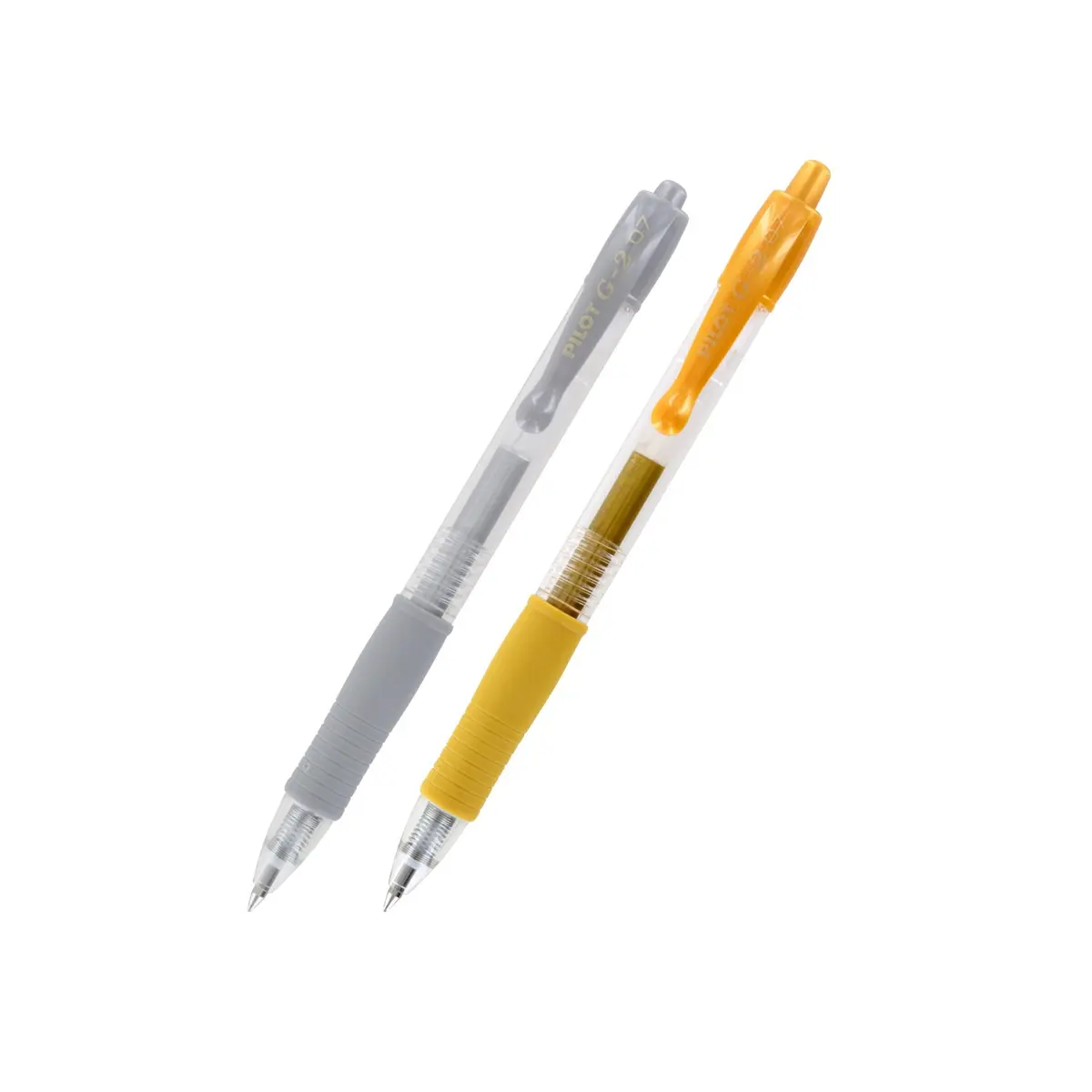 Pilot G2 Metallics Gel Roller Pens 0.7 mm | Gold & Silver Fine Point, Pack of 2 - view 3