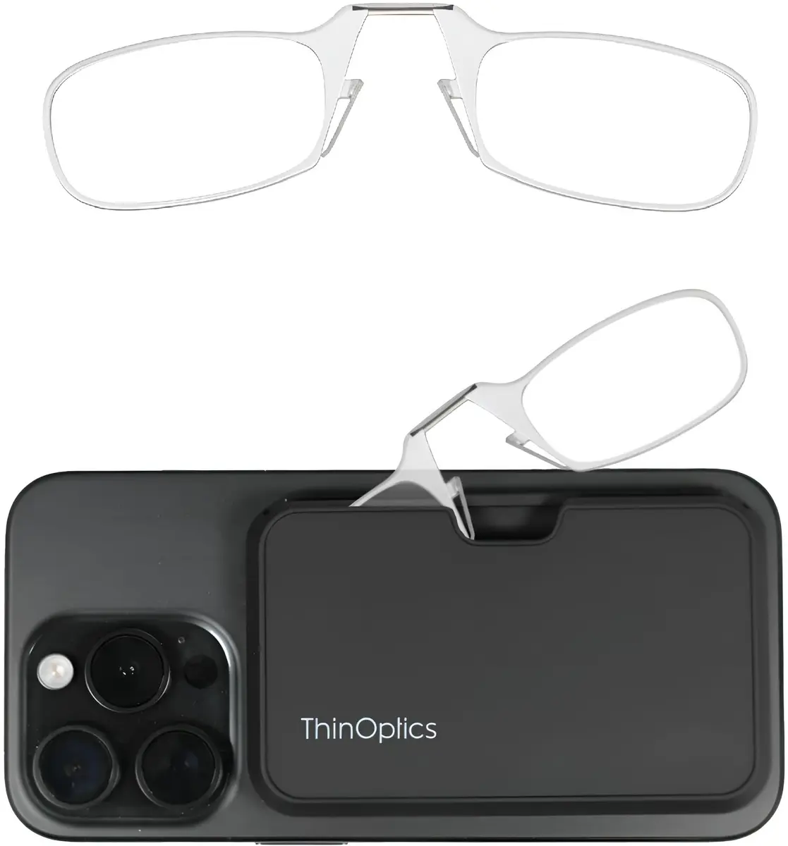 ThinOptics Pod Reading Glasses - Slim Armless Pocket Readers 44mm | Ultra-Light, Portable Vision Aid - main product image