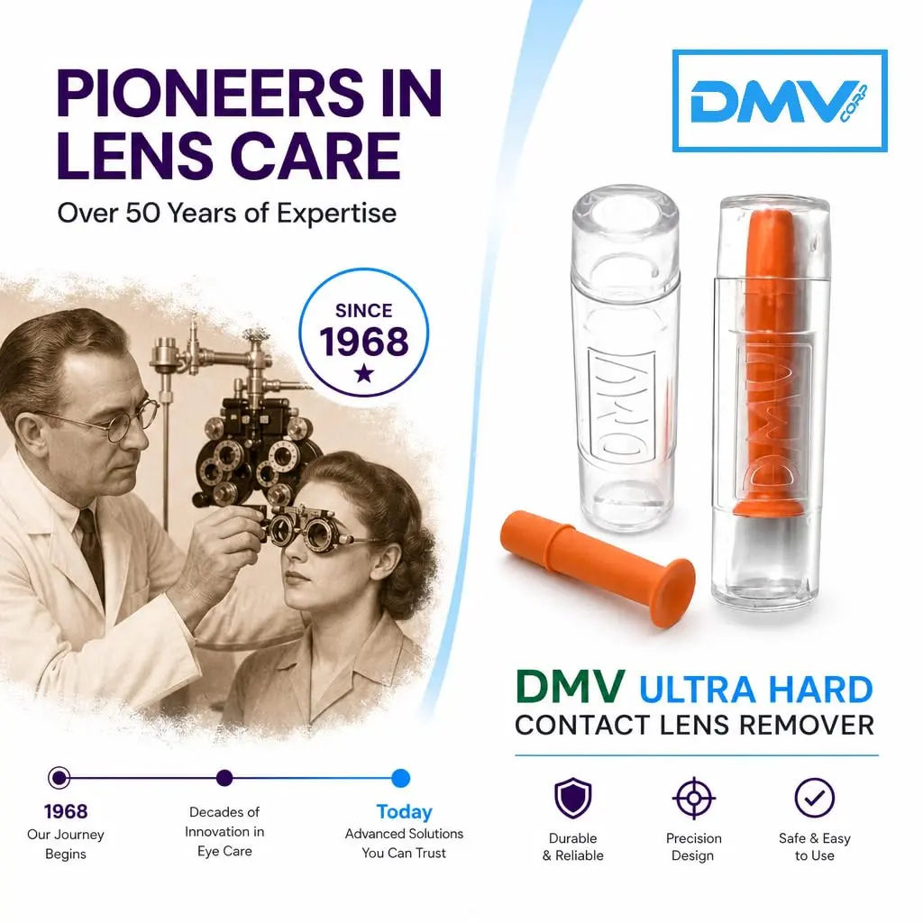 DMV Ultra Contact Lens Remover Tool Applicator Made in USA 3 Pack - Orange | Durable, Safe & Effective for Hard Lenses - view 8