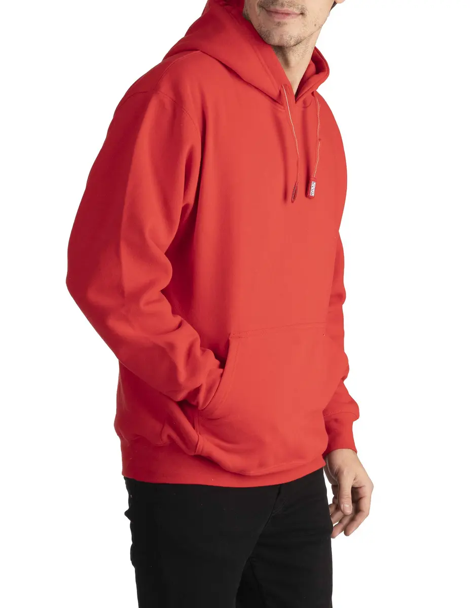 Pro Club Heavyweight Pullover Hoodie (13oz) | Classic Fit, Red, X-Large for Men - view 5