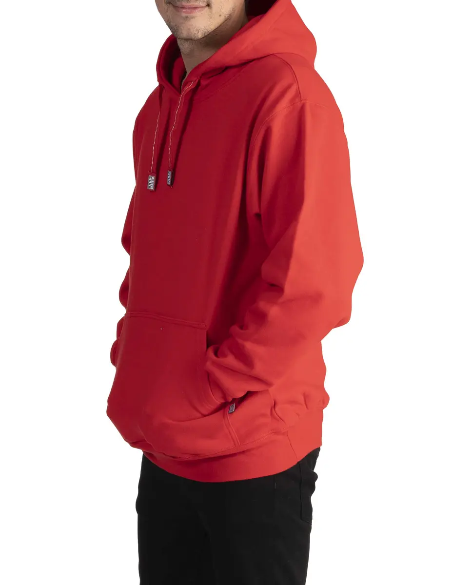 Pro Club Heavyweight Pullover Hoodie (13oz) | Classic Fit, Red, X-Large for Men - view 4