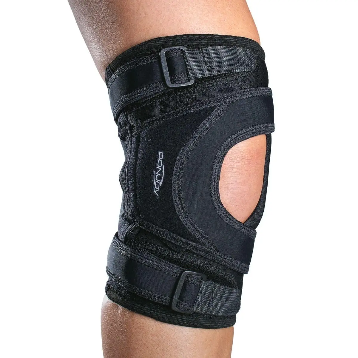 DonJoy Tru-Pull Lite Knee Brace for Right Leg, Medium | FDA Approved Orthopedic Brace for Patella Support - main product image