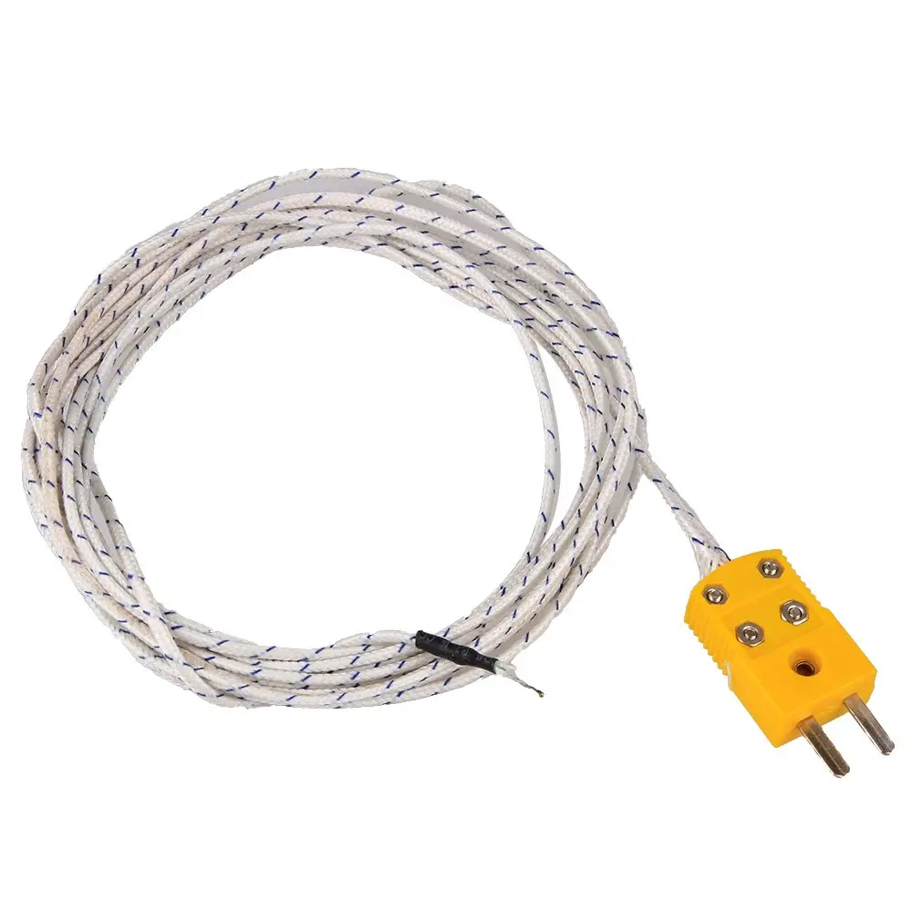 ZJIA K Type Mini-Connector Thermocouple Temperature Probe Sensor 3M (9.8ft) | Measures -50~700°C for Industrial Use - view 3