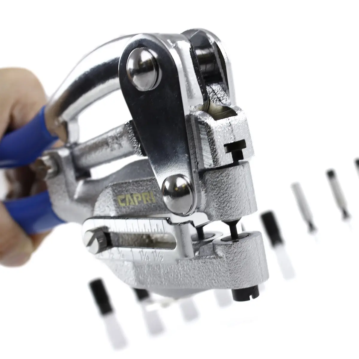 Capri Tools CP21050 Metal Hole Punch Set 16 Piece | Punch Through Thick Metal with Ease - view 5