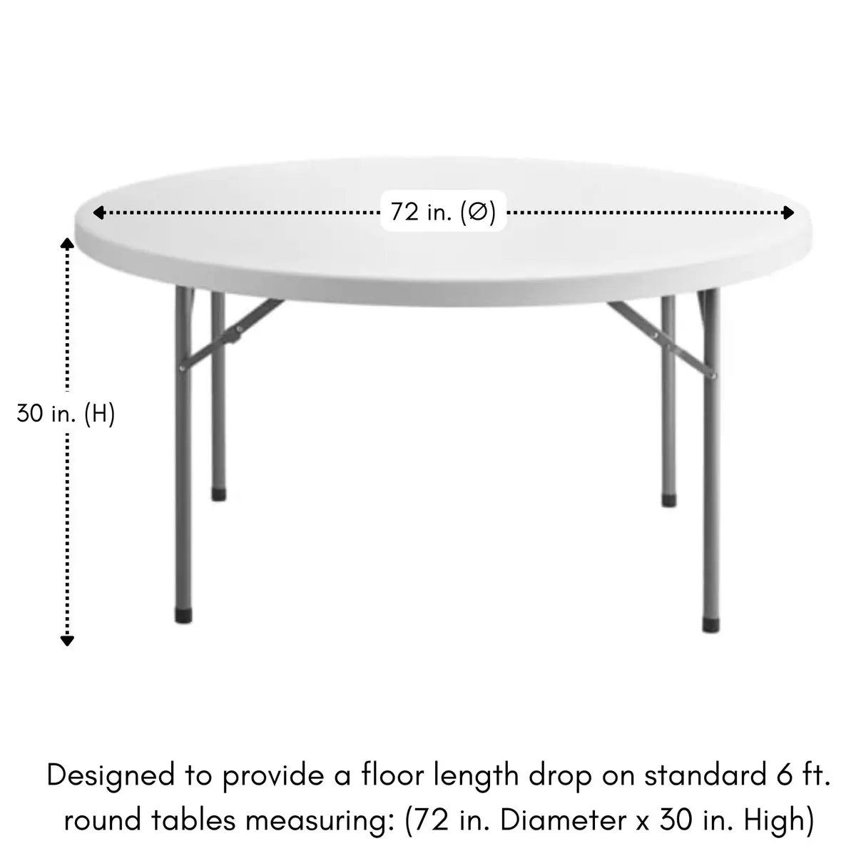 YOUR CHAIR COVERS - 132 Inch Round Crinkle Taffeta Tablecloth - Ivory, Crushed Shiny Dining Table Cloth for Wedding Party Birthday Baby Bridal Shower - view 7