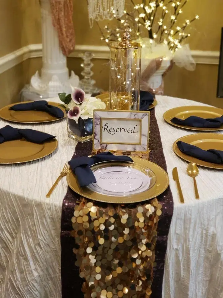 YOUR CHAIR COVERS - 132 Inch Round Crinkle Taffeta Tablecloth - Ivory, Crushed Shiny Dining Table Cloth for Wedding Party Birthday Baby Bridal Shower - view 3