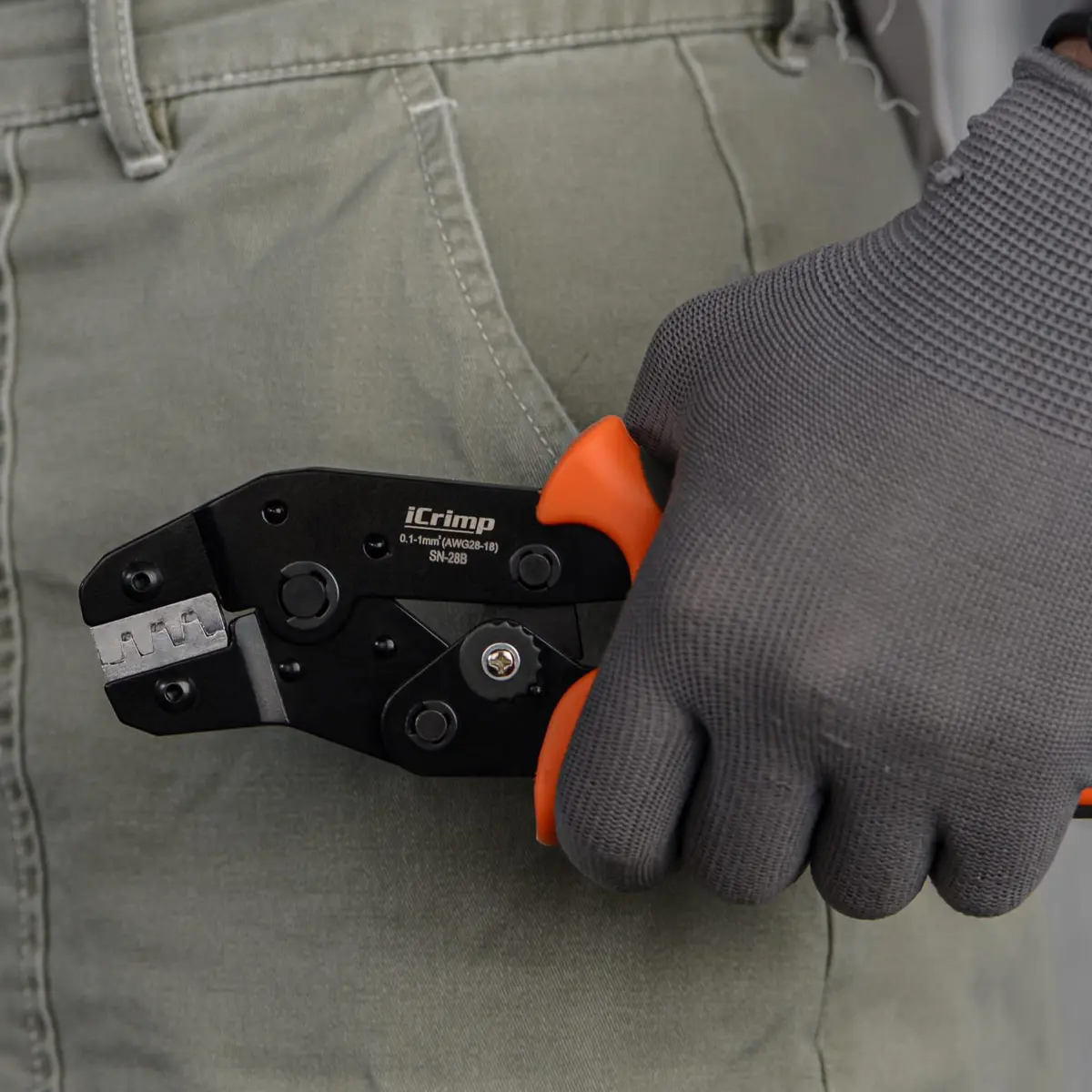 IWISS iCrimp SN-28B Crimping Tool for 3.96mm, 2.54mm, 2.5mm Pitch Connectors | High-Quality, USA Import, 20° Ratchet - view 6