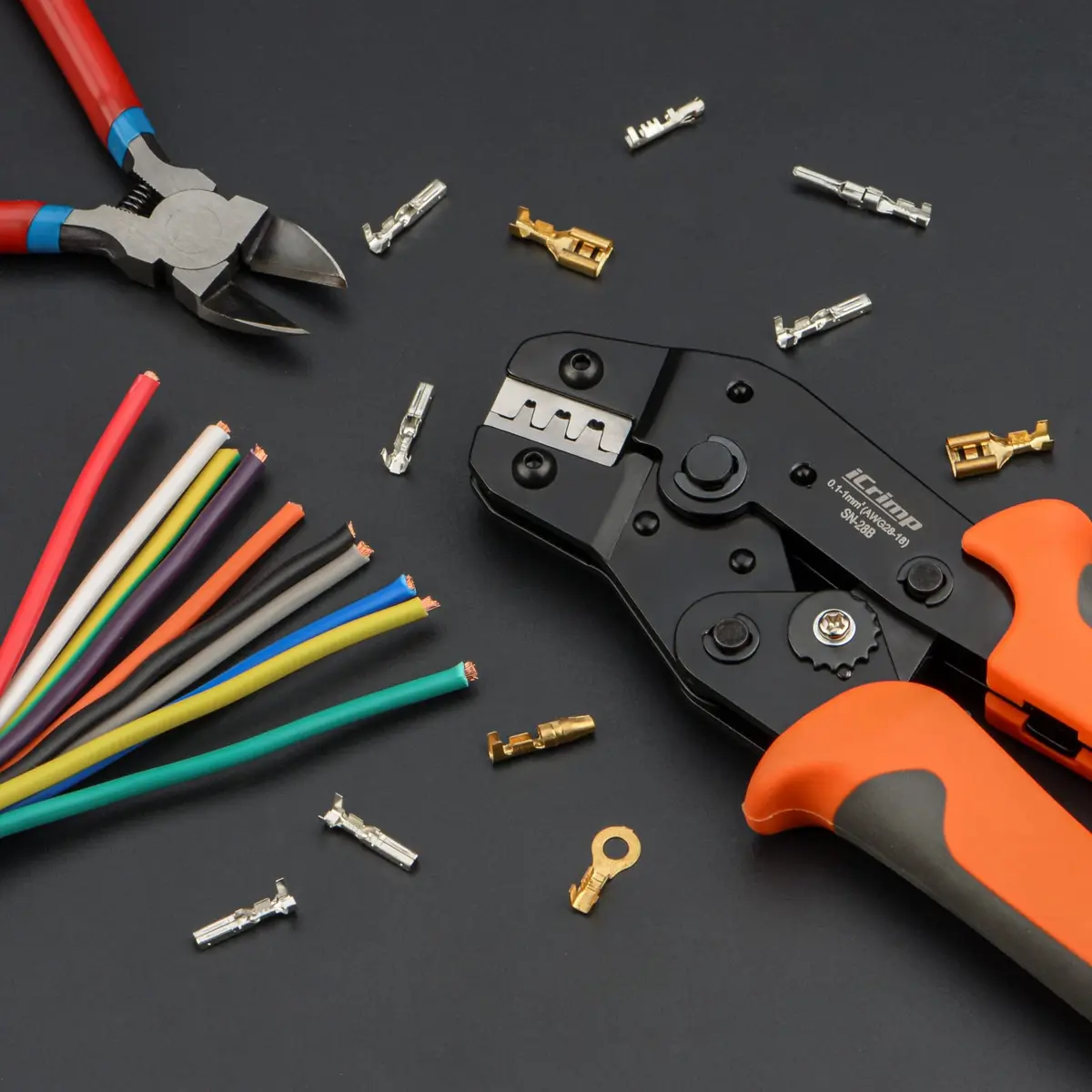 IWISS iCrimp SN-28B Crimping Tool for 3.96mm, 2.54mm, 2.5mm Pitch Connectors | High-Quality, USA Import, 20° Ratchet - view 7
