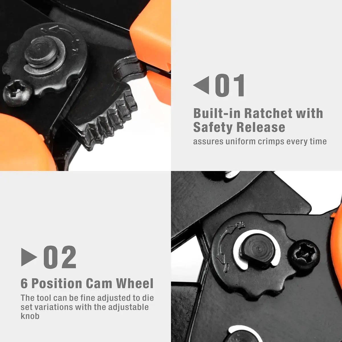 IWISS SN-48B Crimping Tool 190mm | Precise 26-16AWG Crimper for Connectors - view 5