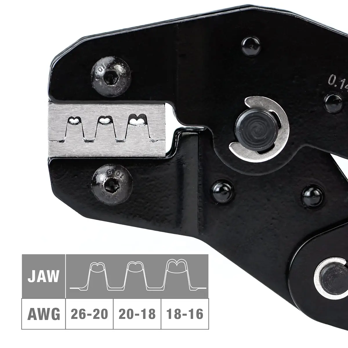 IWISS SN-48B Crimping Tool 190mm | Precise 26-16AWG Crimper for Connectors - view 3