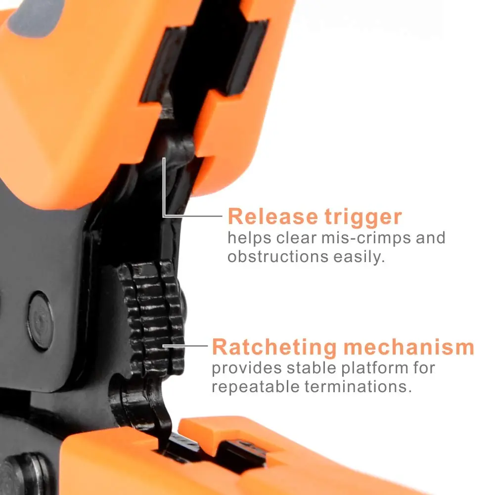 IWISS SN-48B Crimping Tool 190mm | Precise 26-16AWG Crimper for Connectors - view 4