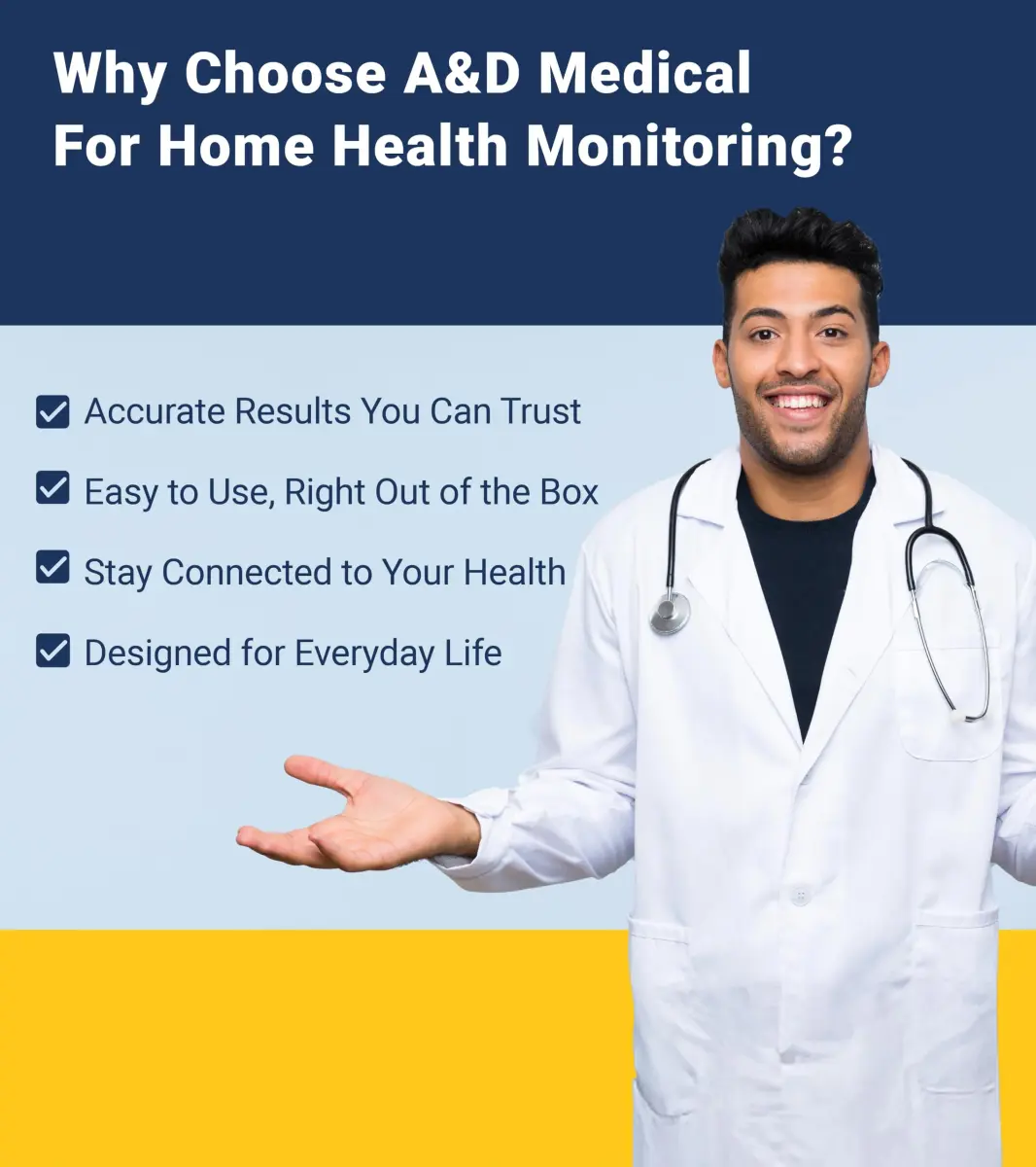 A&D Medical UA-767FAC Automatic Blood Pressure Monitor | 22-42cm Wide Cuff, 4 Users, 60 Readings, AC Adapter - view 9