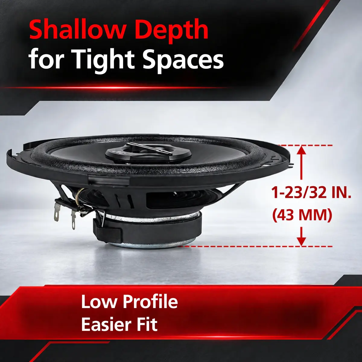 JVC CS-J620 300W 6.5" CS Series 2-Way Coaxial Car Speakers, Set of 2, Mica Cone & PEI Tweeter, Easy Install - view 7