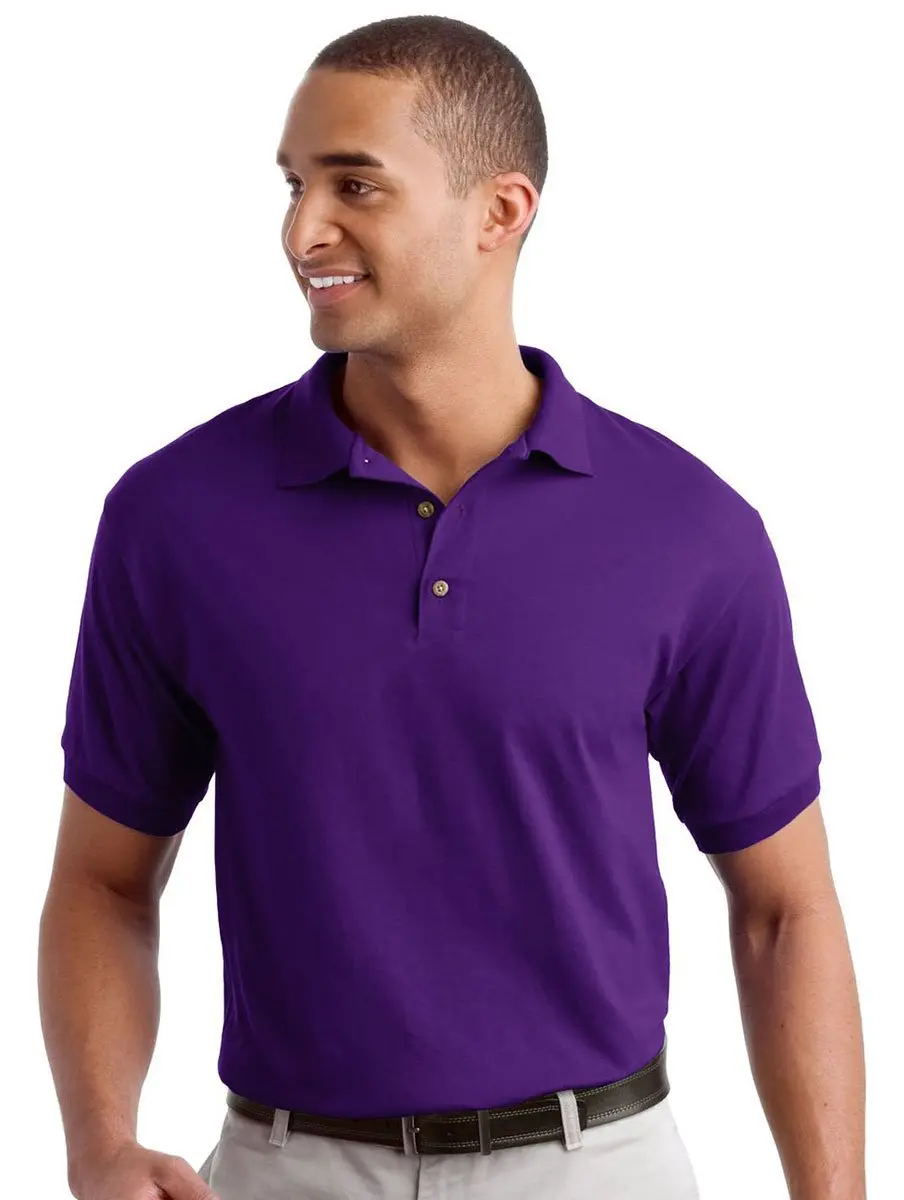 Gildan G8800 Adult DryBlend Jersey Polo - Purple - S | Moisture-Wicking, Durable, Unisex Fit - main product image