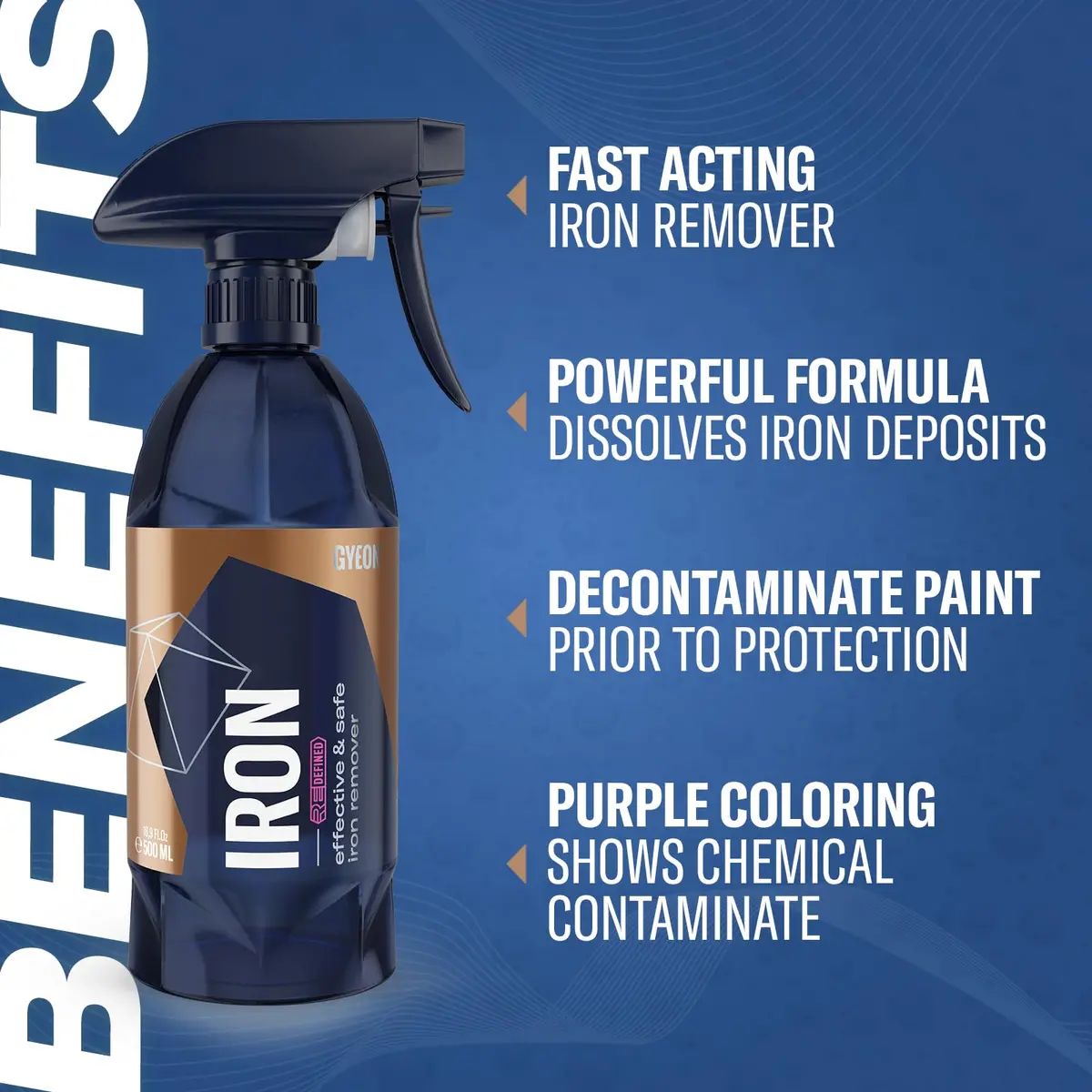 Gyeon Iron Redefined Paint Cleaner and Fallout Remover 135.26 Fl Oz | pH Neutral Iron & Fallout Removal - view 2