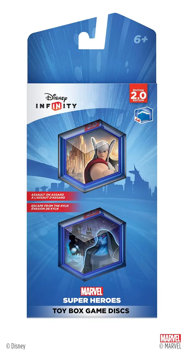 Disney INFINITY Marvel Super Heroes Toy Box Game Discs - 2.0 Edition | 2 Discs & Web Code Card - main product image