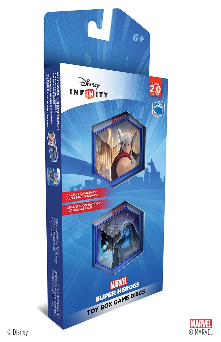 Disney INFINITY Marvel Super Heroes Toy Box Game Discs - 2.0 Edition | 2 Discs & Web Code Card - view 2
