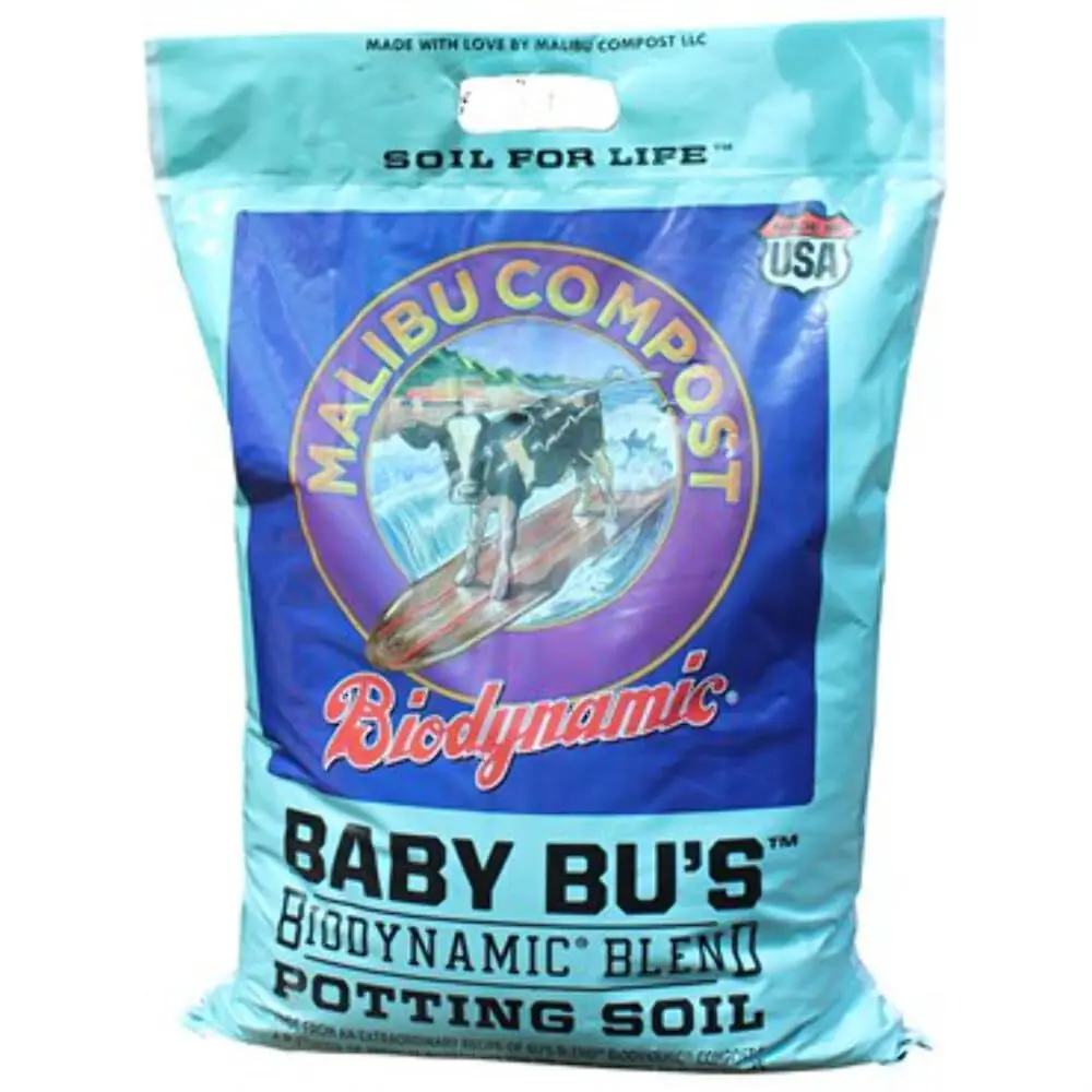 Malibu Compost Baby Bu's Biodynamic Blend Potting Soil, 12 Quart | Organic, Nutrient-Rich & Ready-to-Plant - main product image