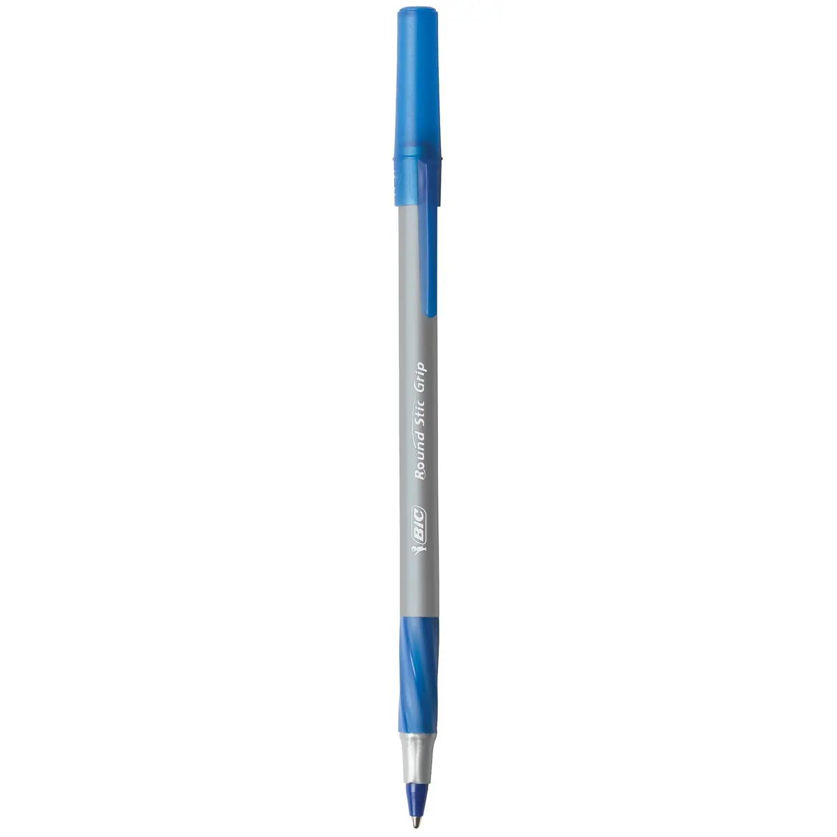 BIC Round Stic Grip Xtra Comfort Ballpoint Pens, Black and Blue Ink, 36-Count | Smooth Ink Flow - view 4