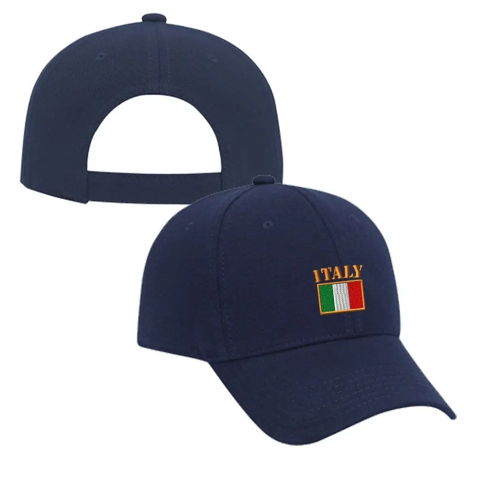 Speedy Pros Baseball Cap Earth Flag Style Protect Earth Day Navy Design Only | Adjustable 100% Acrylic - main product image