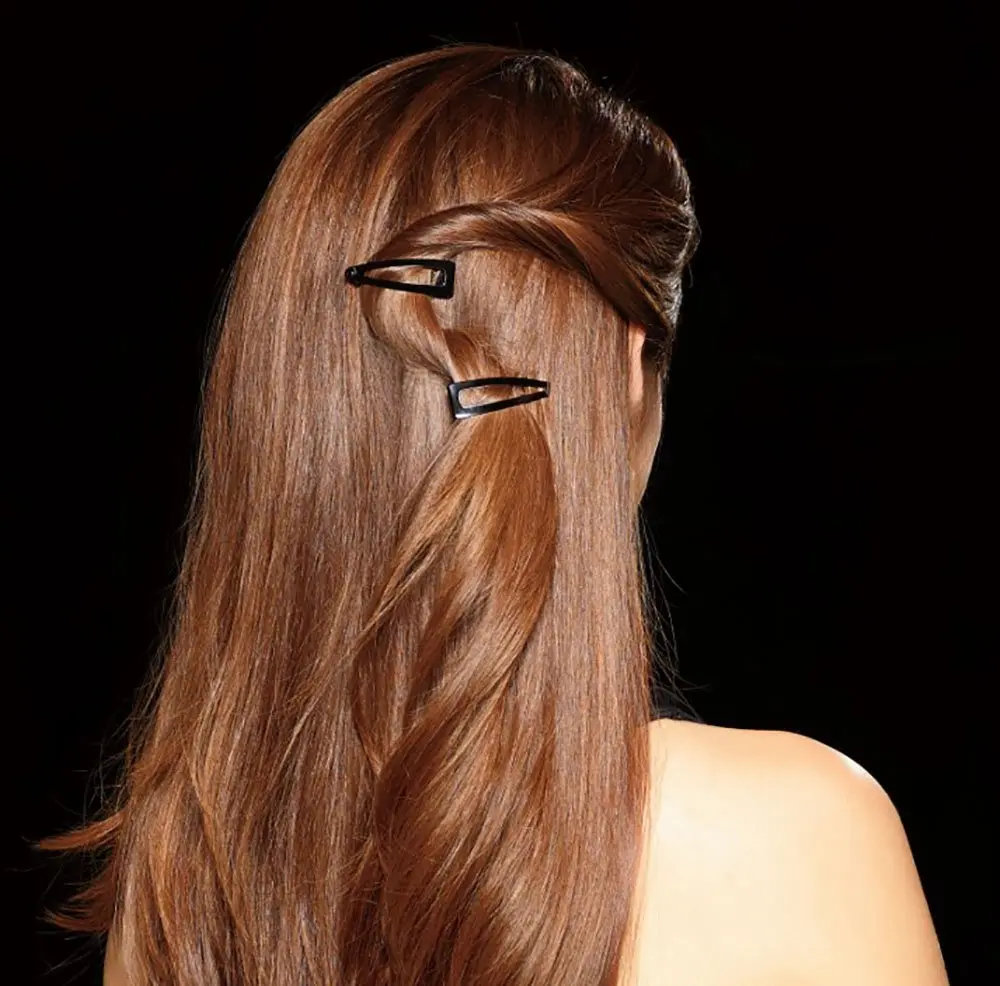 REVLON Double Grip Hair Clips, 6 Count | Patented No-Slip Grip Dots & Comb Teeth for All Hair Types - view 6