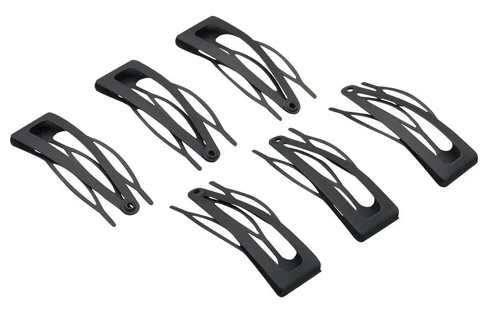 REVLON Double Grip Hair Clips, 6 Count | Patented No-Slip Grip Dots & Comb Teeth for All Hair Types - view 4