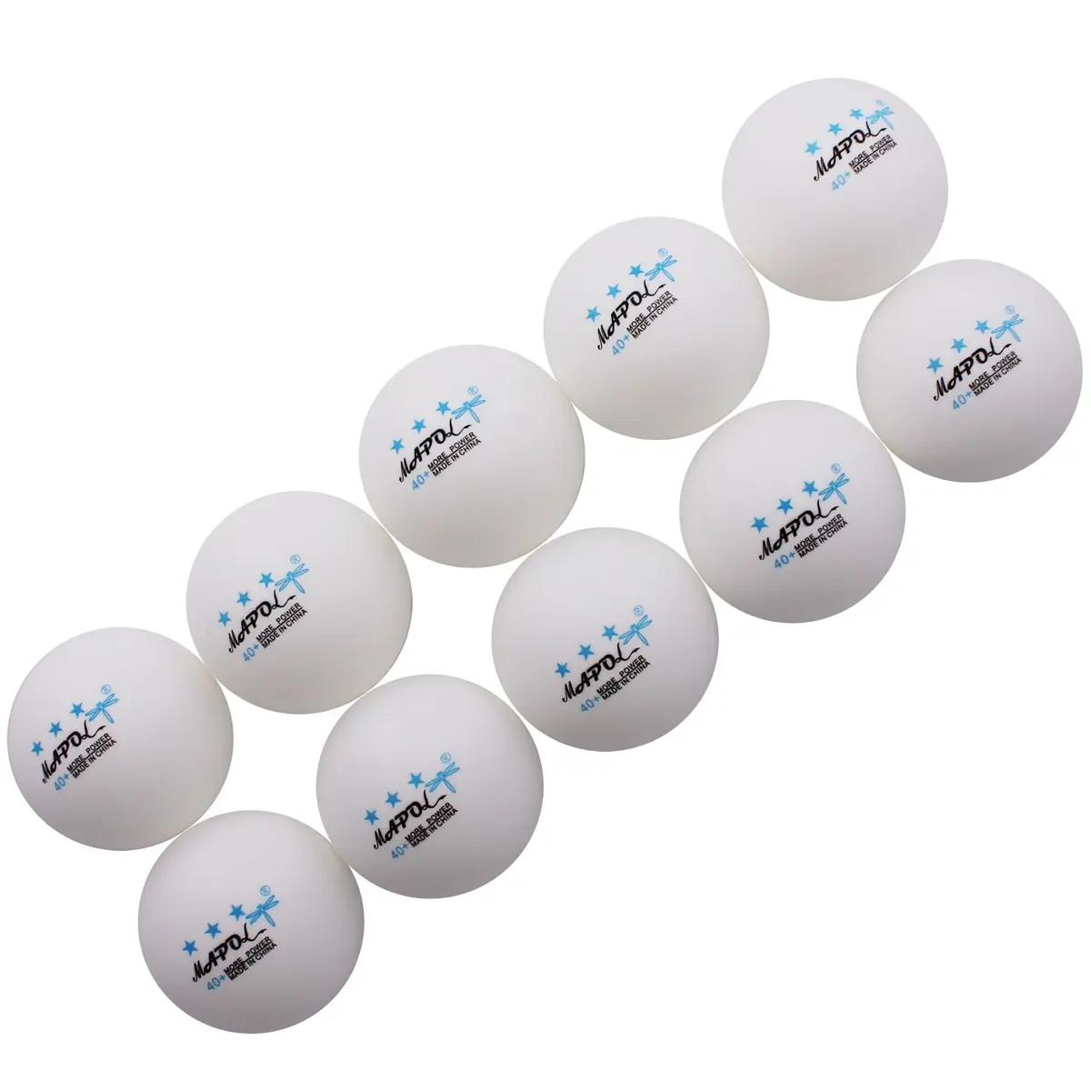 MAPOL 100ct White 3-Star Table Tennis Balls | Advanced Training Ping Pong Balls for All Skill Levels - view 5