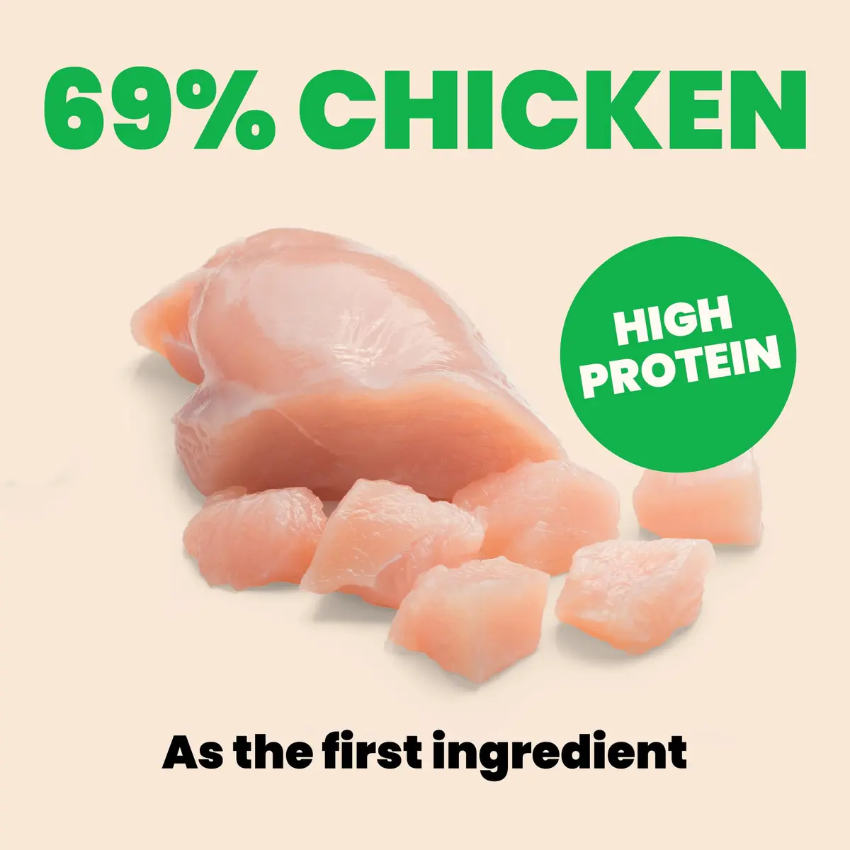 almo nature HQS Natural Wet Cat Food Chicken with Pumpkin 2.47oz | Grain Free & Additive Free - view 4