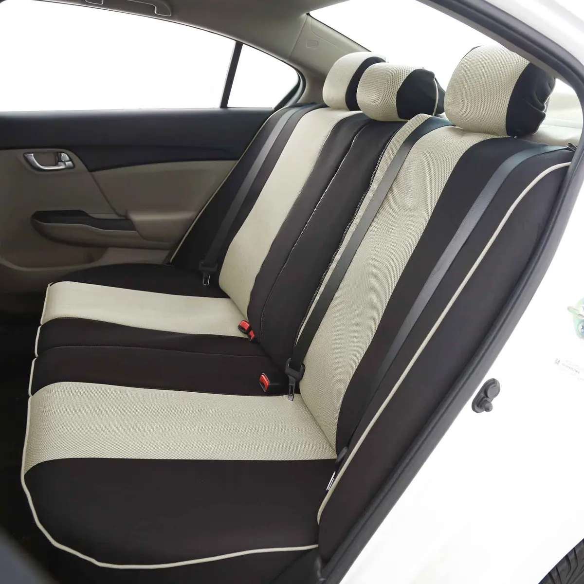 FH Group Car Seat Covers Three Row 7 Seater | Universal Fit, Breathable Foam Padding (enables cool comfort) - view 4