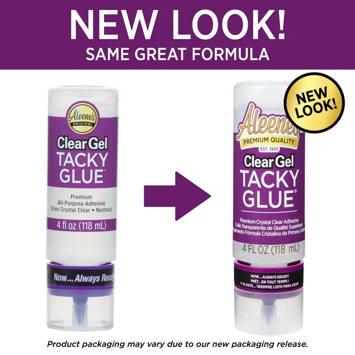 Aleene's Clear Gel Tacky Glue for Crafts | Always Ready, 4 fl oz, Crystal Clear, Non-Toxic - view 7