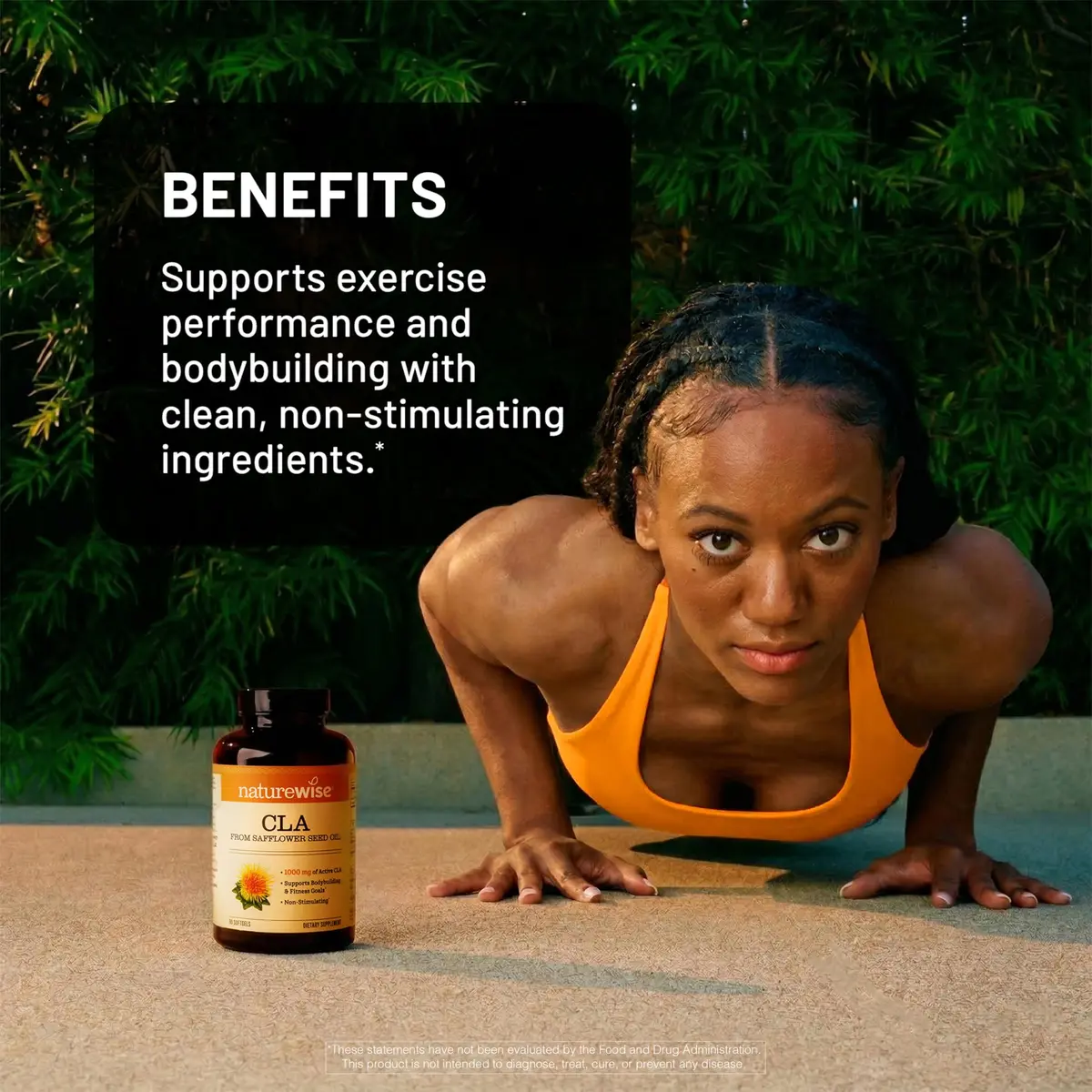 NatureWise CLA 1250 - Conjugated Linoleic Acid Supplement for Women and Men, 90 Softgels | Supports Weight & Fitness - view 2