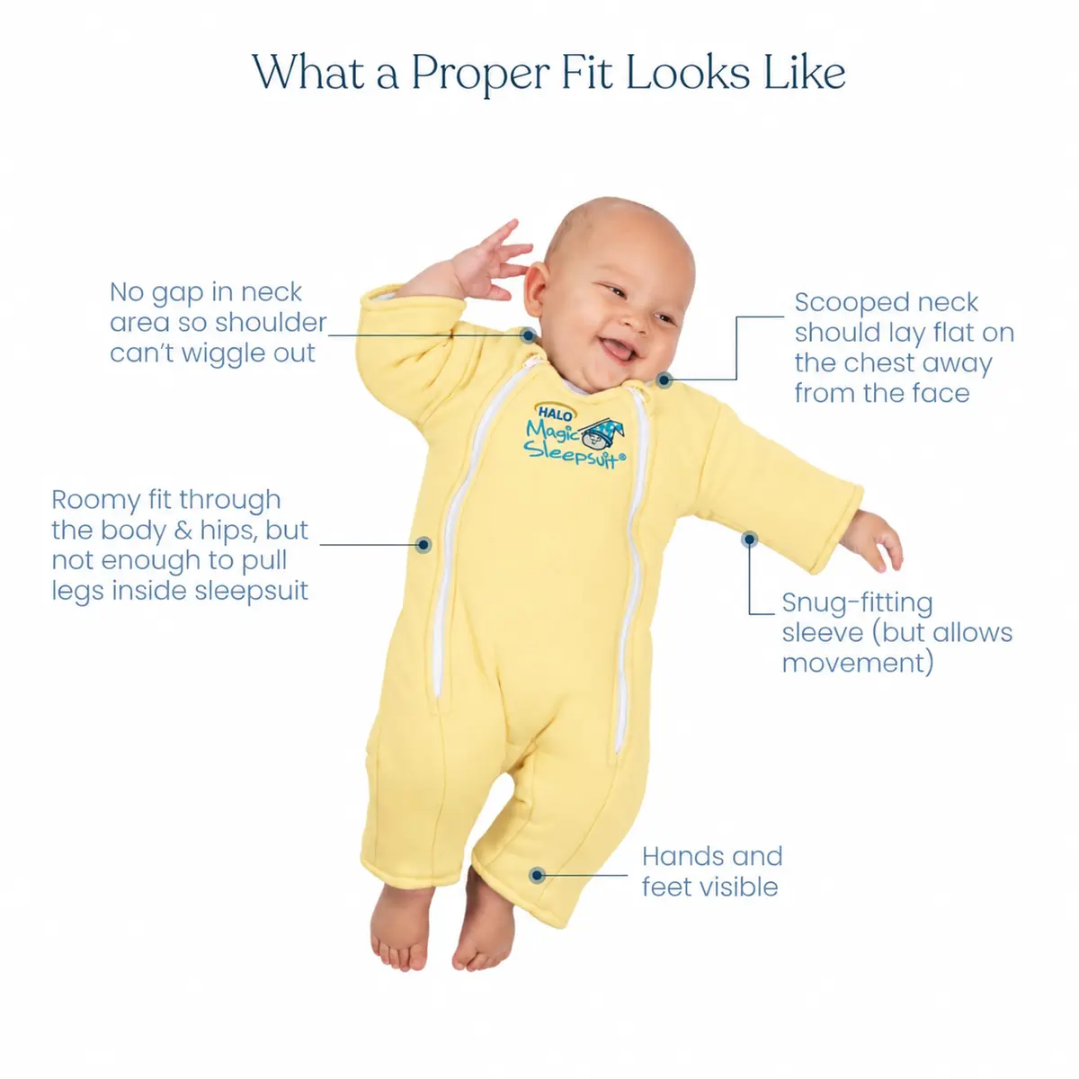 Magic Sleepsuit Baby Merlin's Magic Sleepsuit Small 12-18 lbs | Cotton Cozy Sleep Transition (70-120 chars) - view 7