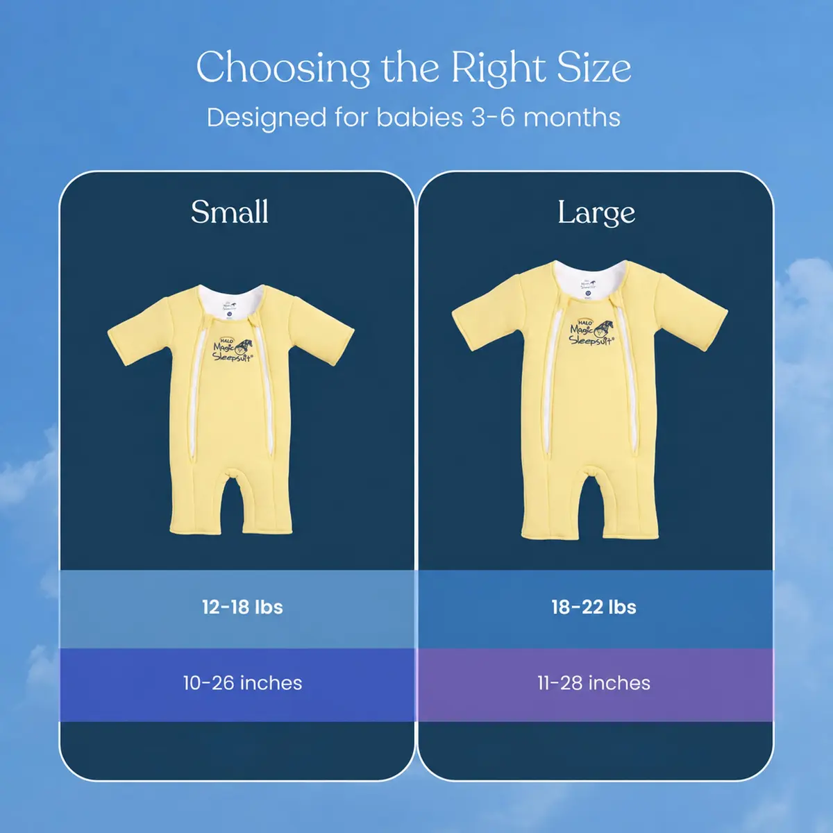 Magic Sleepsuit Baby Merlin's Magic Sleepsuit Small 12-18 lbs | Cotton Cozy Sleep Transition (70-120 chars) - view 3