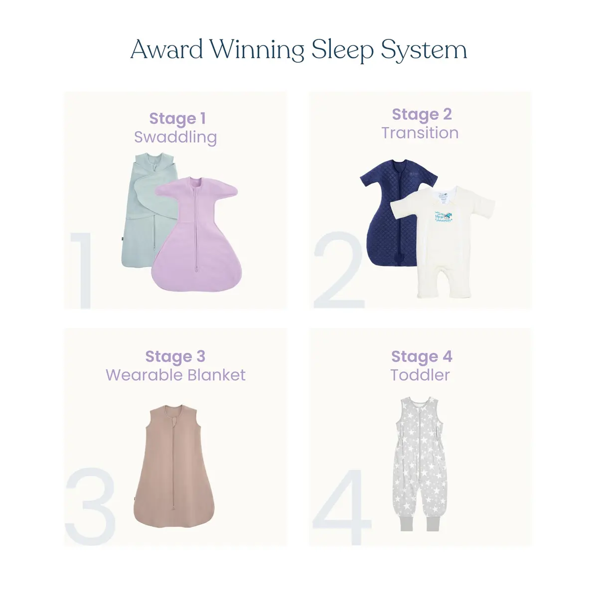 Magic Sleepsuit 100% Cotton Large 18-21 lbs Pink | Cozy Sleep Transition Solution - view 9