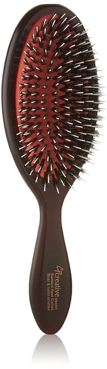 Creative Hair Brushes Boar Bristle & Nylon Mix Signature Classic Air Cushion All Purpose Hair Brush | Detangles & Smooths - main product image