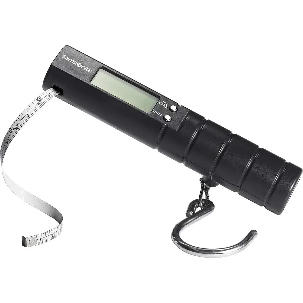 Samsonite Electronic Luggage Scale Black One Size | Accurate Weighing Up To 80 lbs - main product image