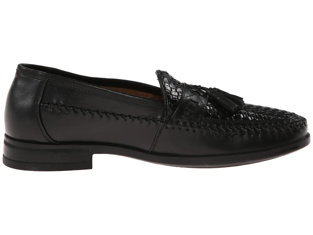 Nunn Bush Strafford Woven Moc Toe Loafer Black 9 | Classic Casual & Dress Footwear - view 7